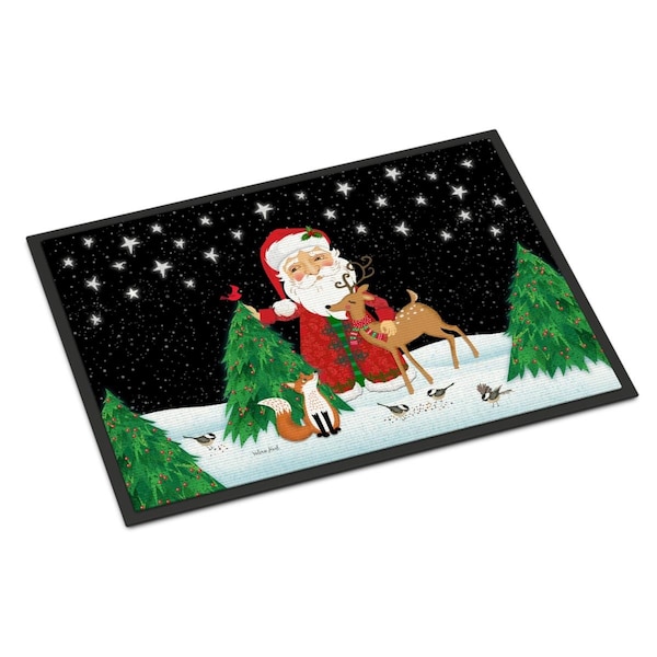 Carolines Treasures 18 x 27 in. Santa Claus Christmas Indoor or Outdoor Mat VHA3033MAT - main